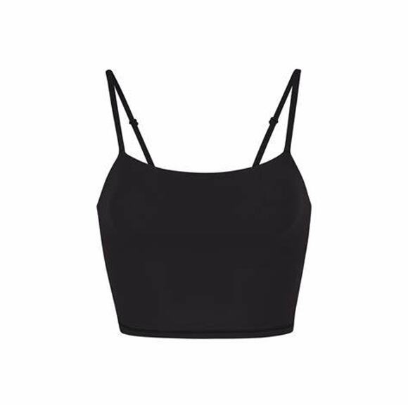 SKIMS Tops - SKIMS FITS EVERYBODY BLACK CROPPED CAMI SIZE XL NWT